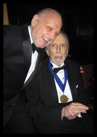Charles Strouse and Fritz Weaver